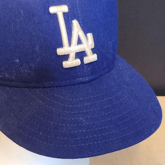 Vintage LA Dodgers Wool Hat USA 59 50 New Era Authentic Diamond Collection - Picture 4 of 15
